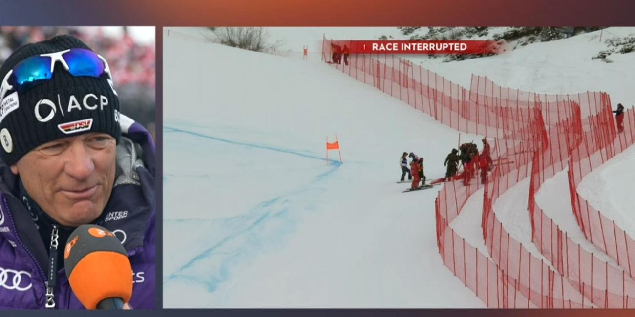 DSV-Alpindirektor Wolfgang Maier über die Stürze bei der Frauen-Abfahrt in Crans Montana