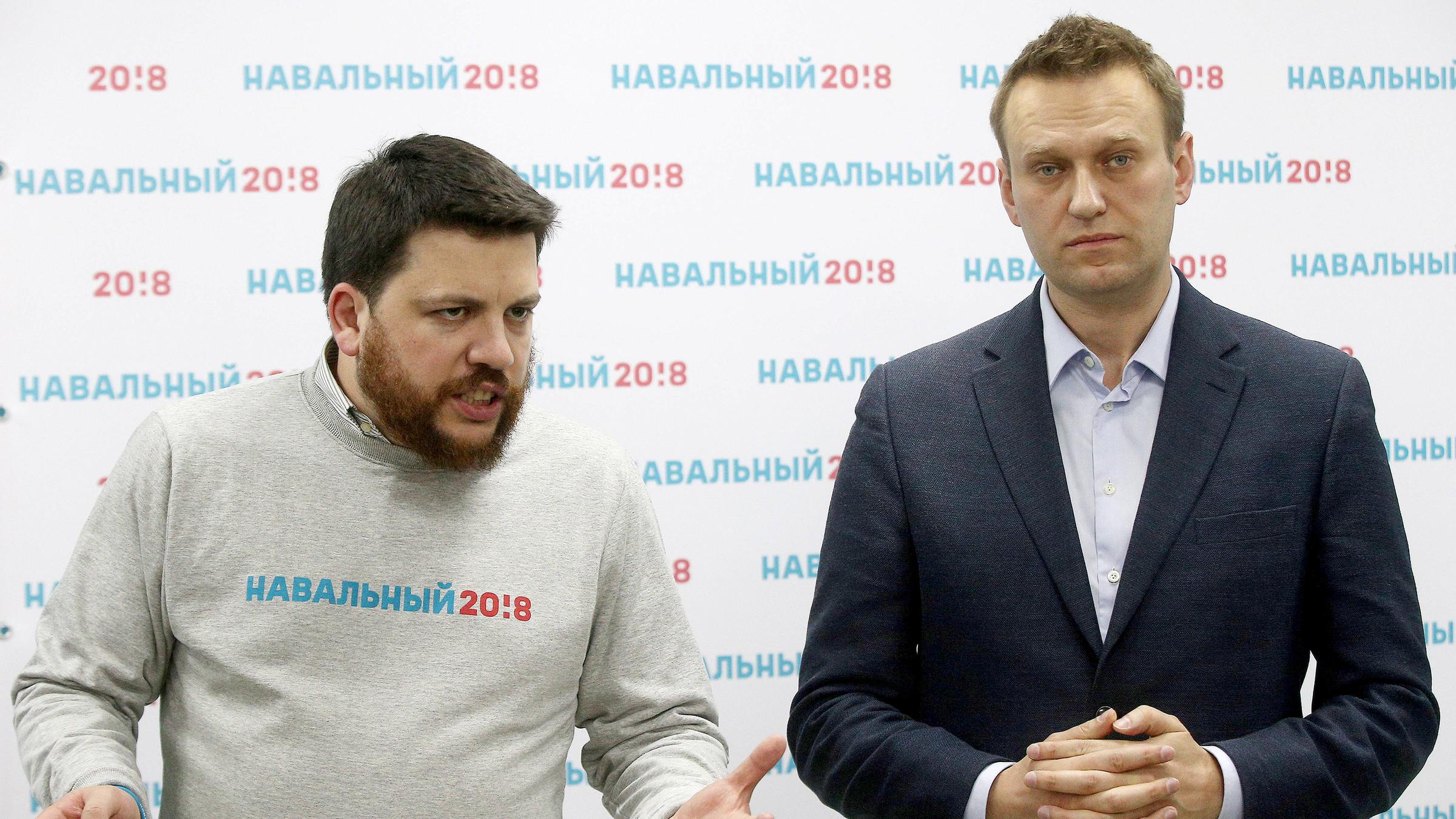 Leonid Wolkow und Alexei Nawalny