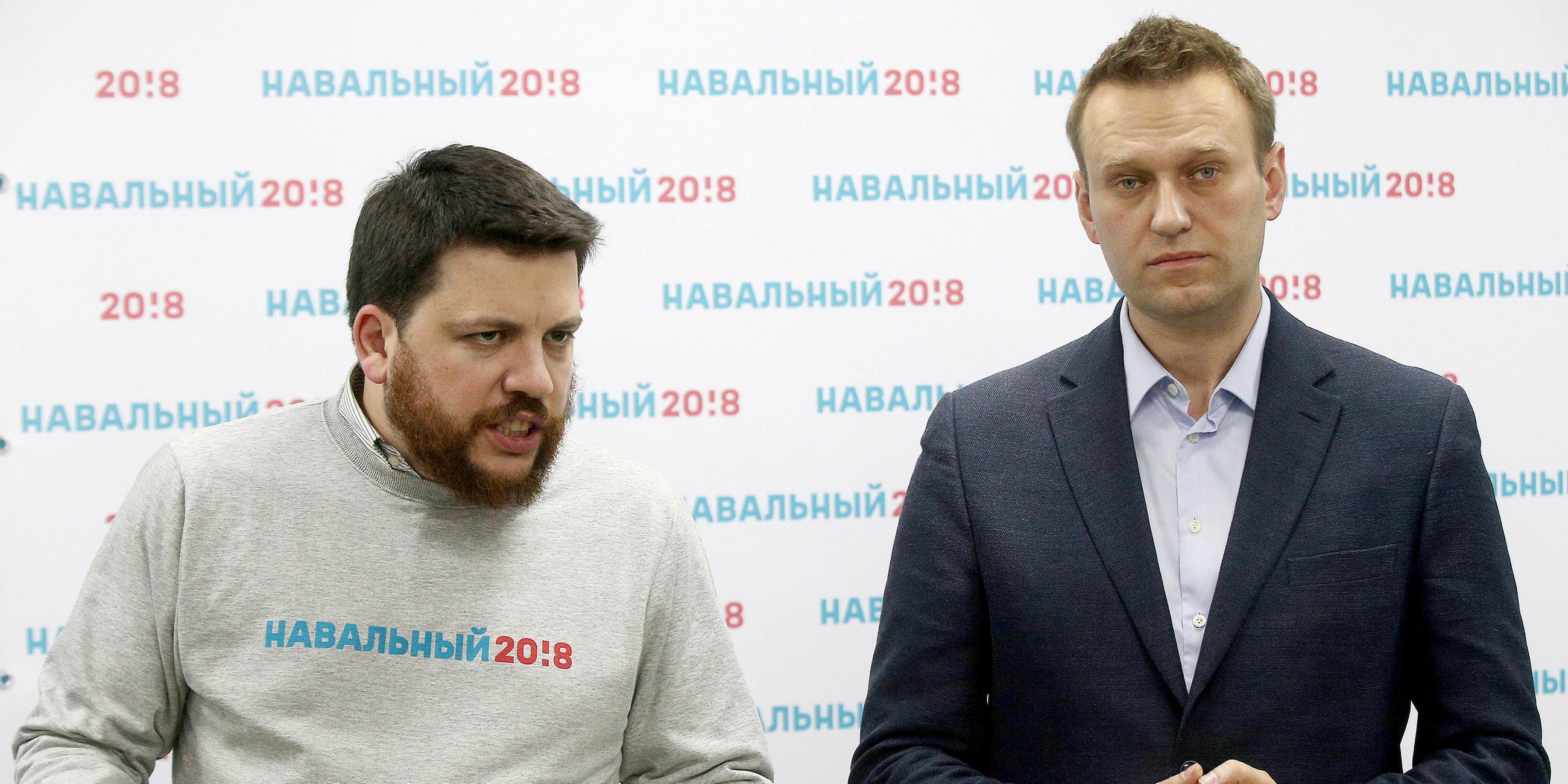Leonid Wolkow und Alexei Nawalny
