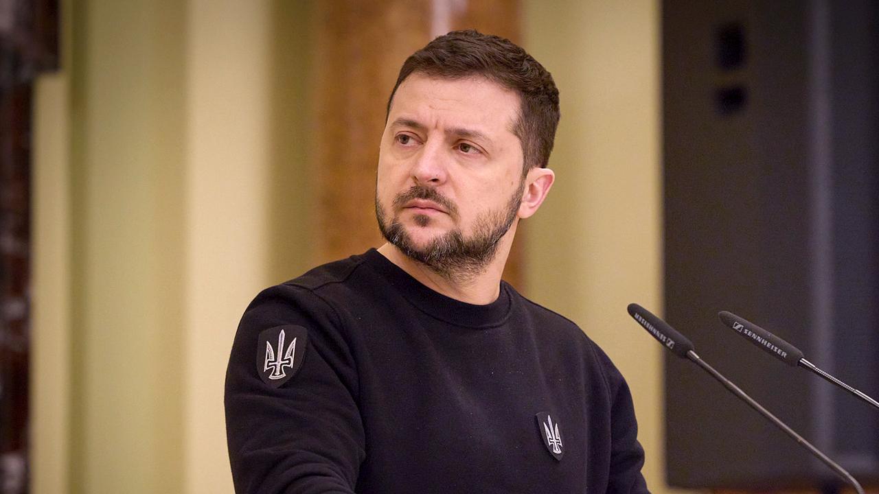 Volodymyr Zelenskyj, nagrano 24.01.2023 w Kijowie (Ukraina)