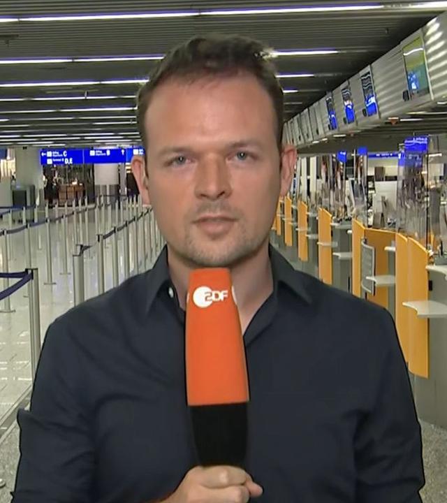 Markus Wolsiffer | ZDF-Reporter am Flughafen Frankfurt / Main