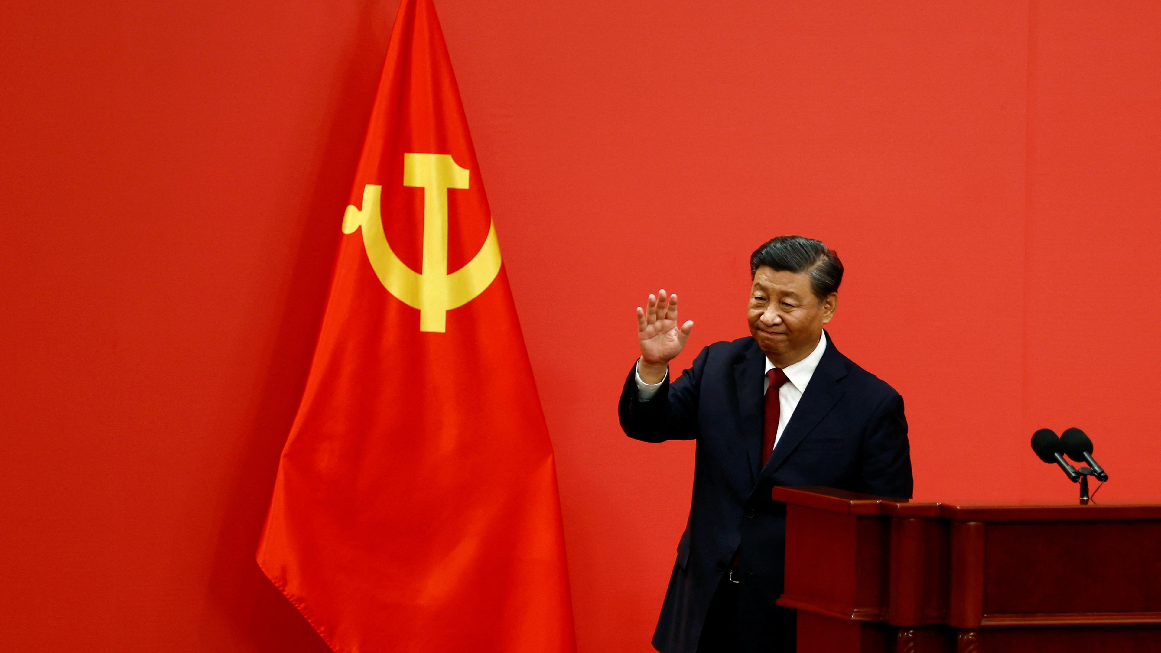 Dritte Amtszeit als Parteichef: Chinas Präsident Xi Jinping