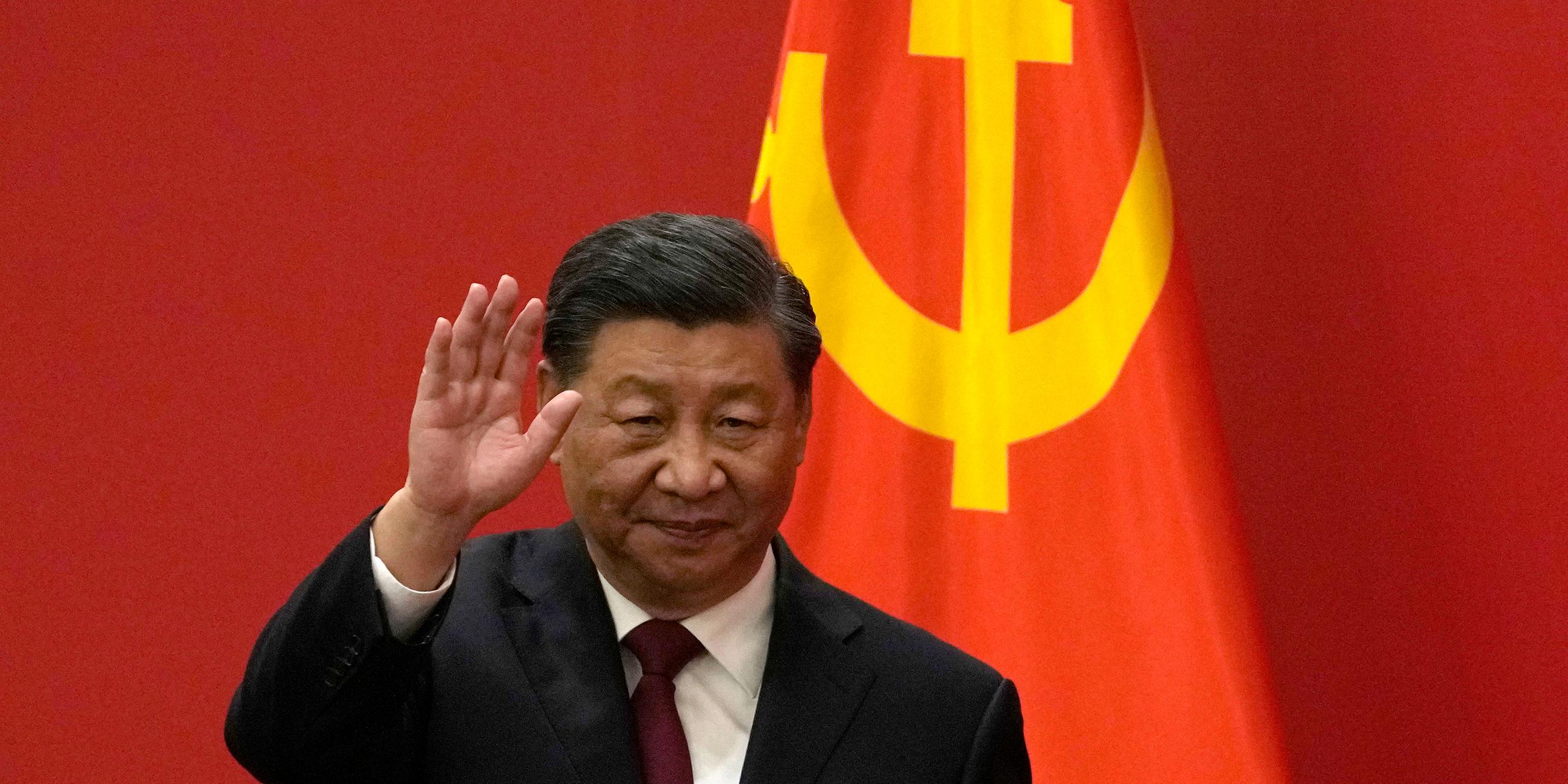 Xi Jinping, aufgenommen am 23.10.2022 in Peking (China)