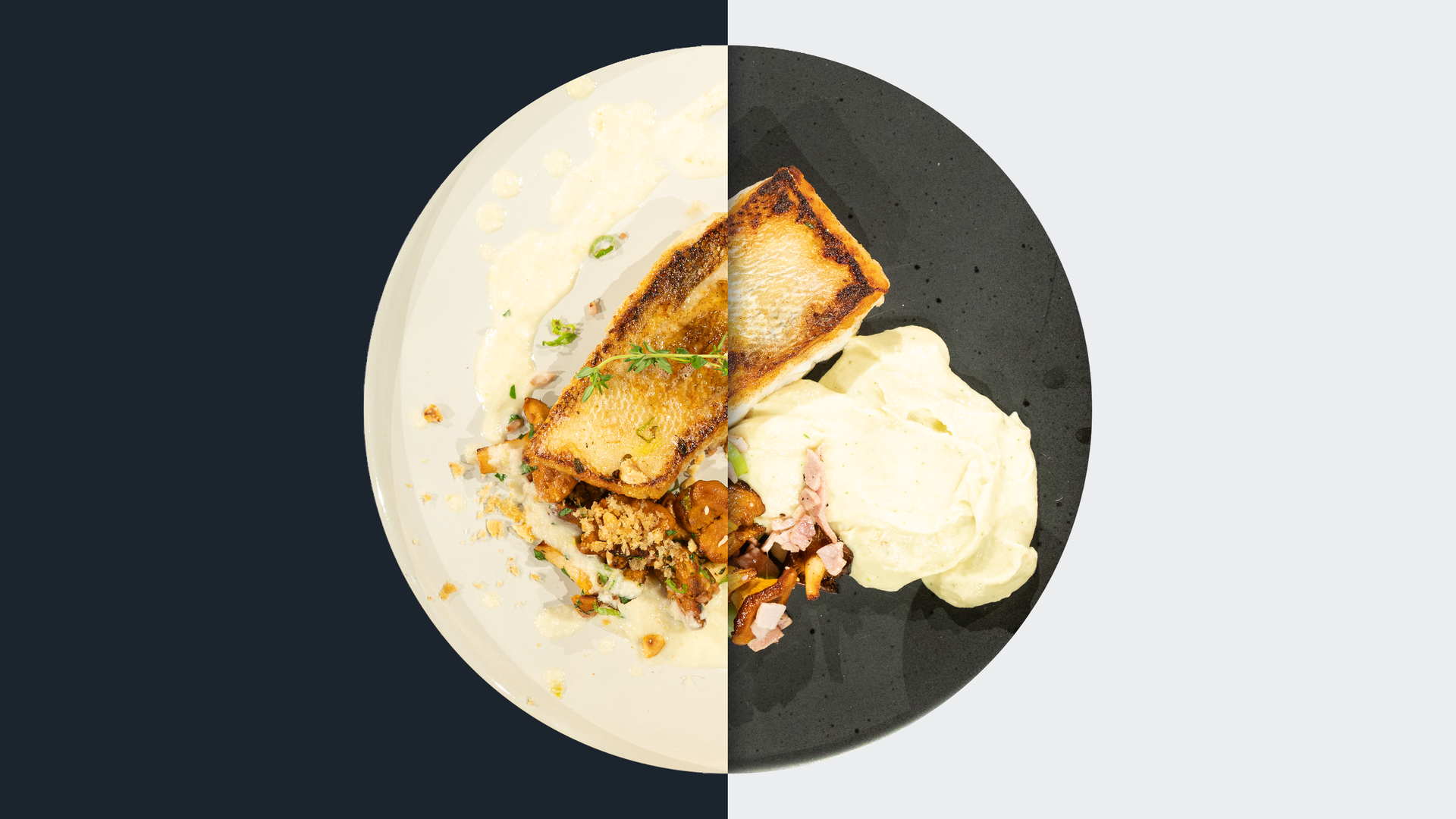 Gebratenes Zanderfilet mit Pastinakenpüree