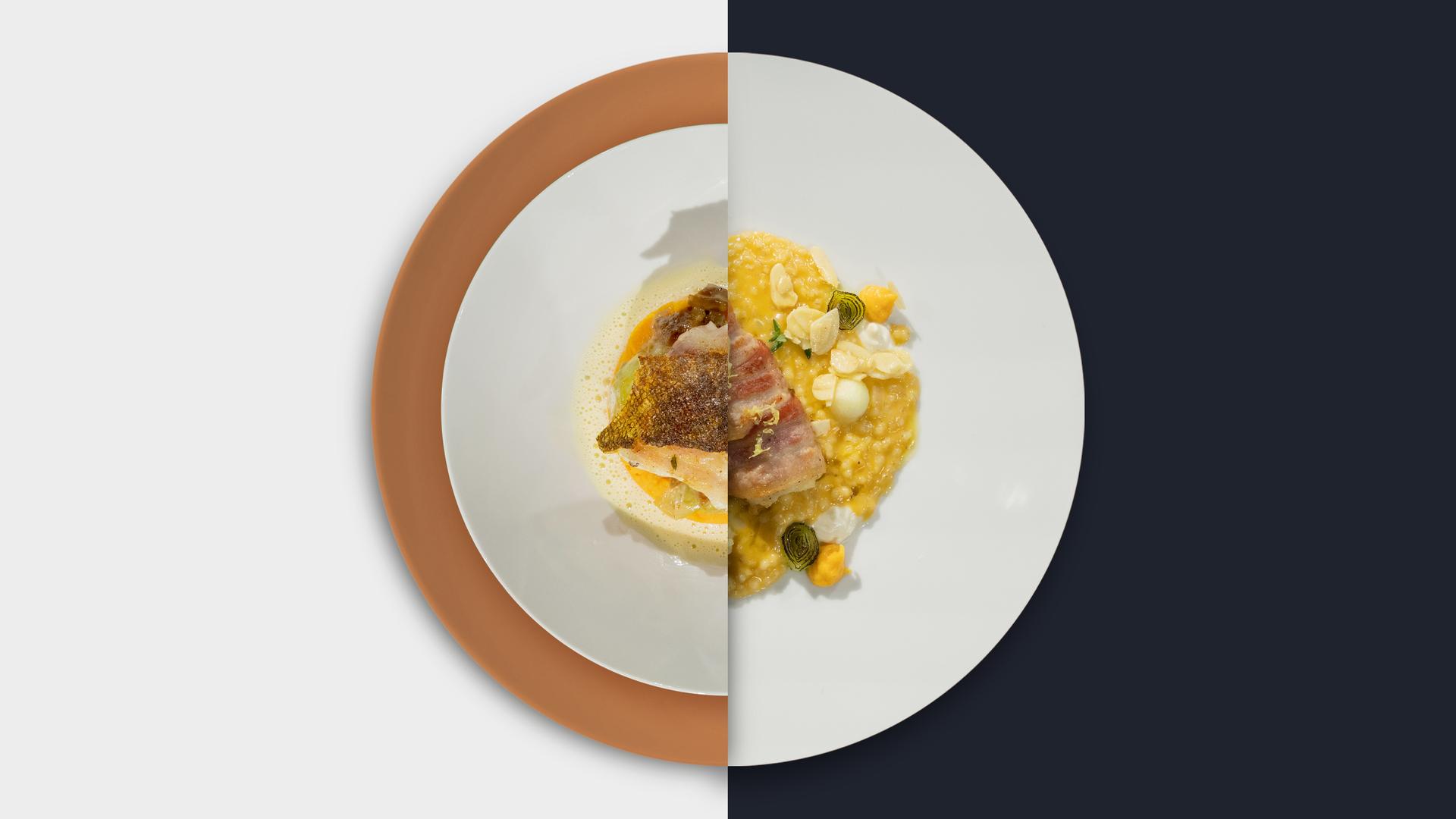 Zanderfilet vs. Perlgraupen-Risotto