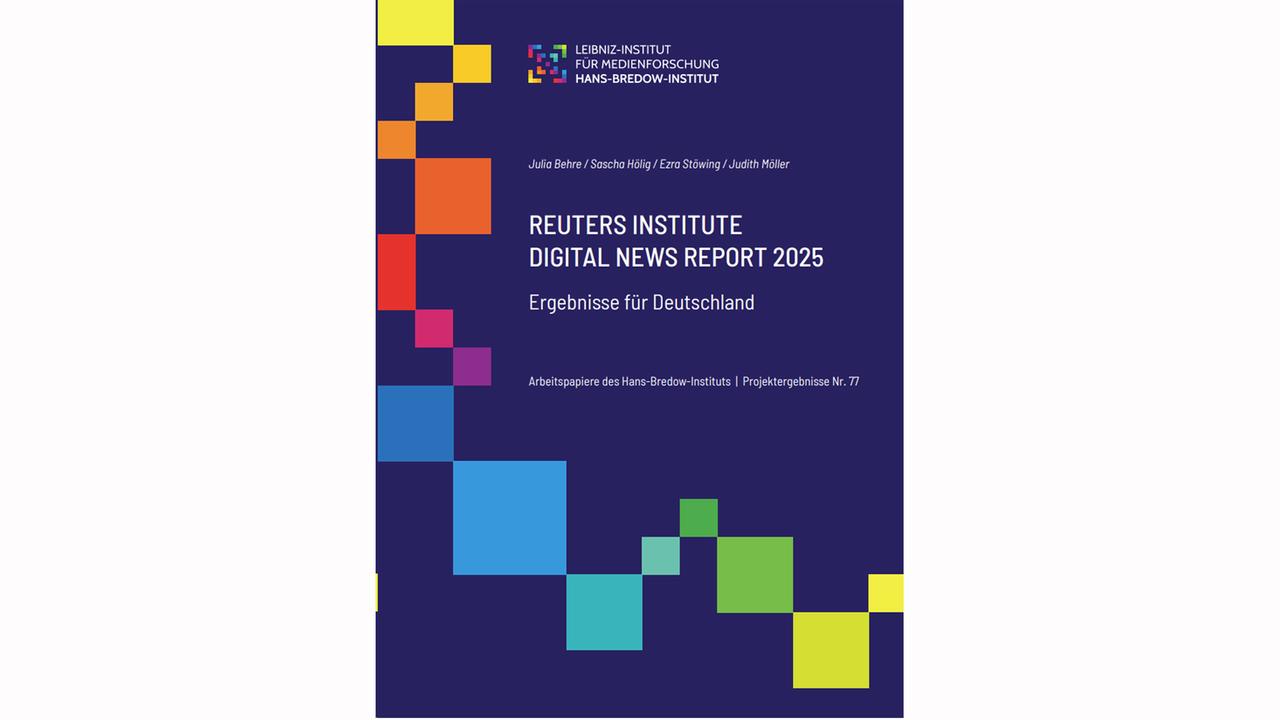 Titelblatt des Reuters Insititute Digital News Report 2025 für Deutschland
