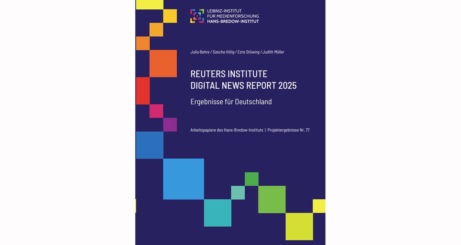 Titelblatt des Reuters Insititute Digital News Report 2025 für Deutschland