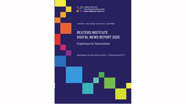 Titelblatt des Reuters Insititute Digital News Report 2025 für Deutschland