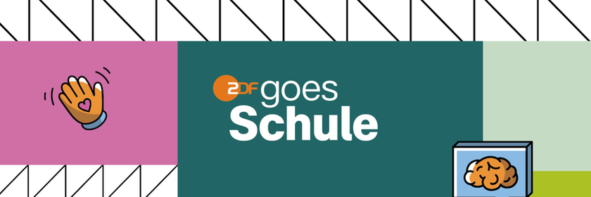 Logo für Bildungsangebot unter "ZDF goes Schule"