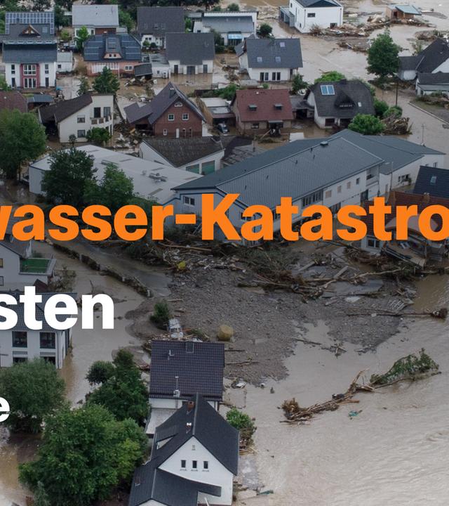 ZDFheute live zu Hochwasser im Westen Deutschlands