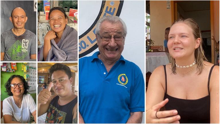 Kinderhilfe Philippinen Fotokollage