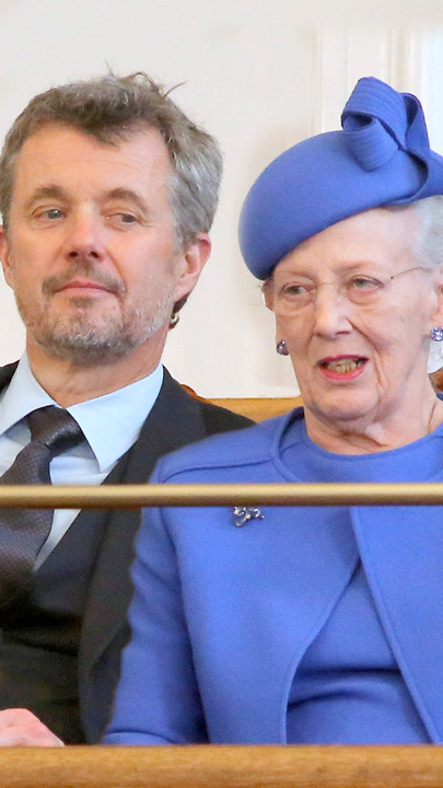 Prinz Frederik und Königin Margrethe von Dänemark