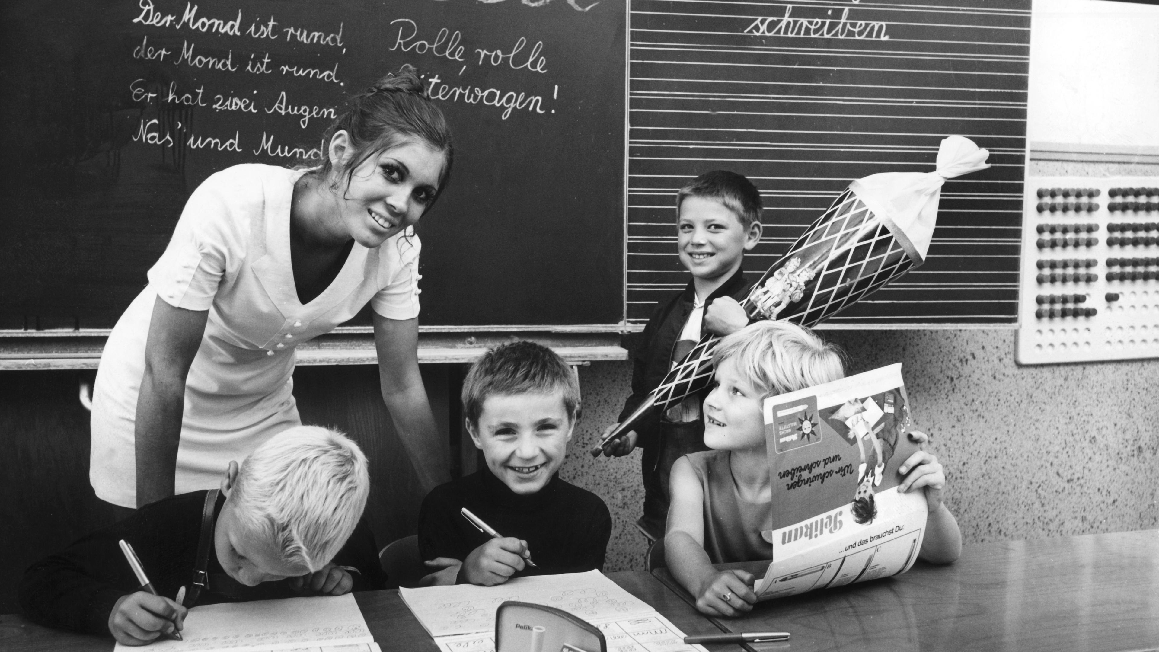 Klassenzimmer 60er Jahre