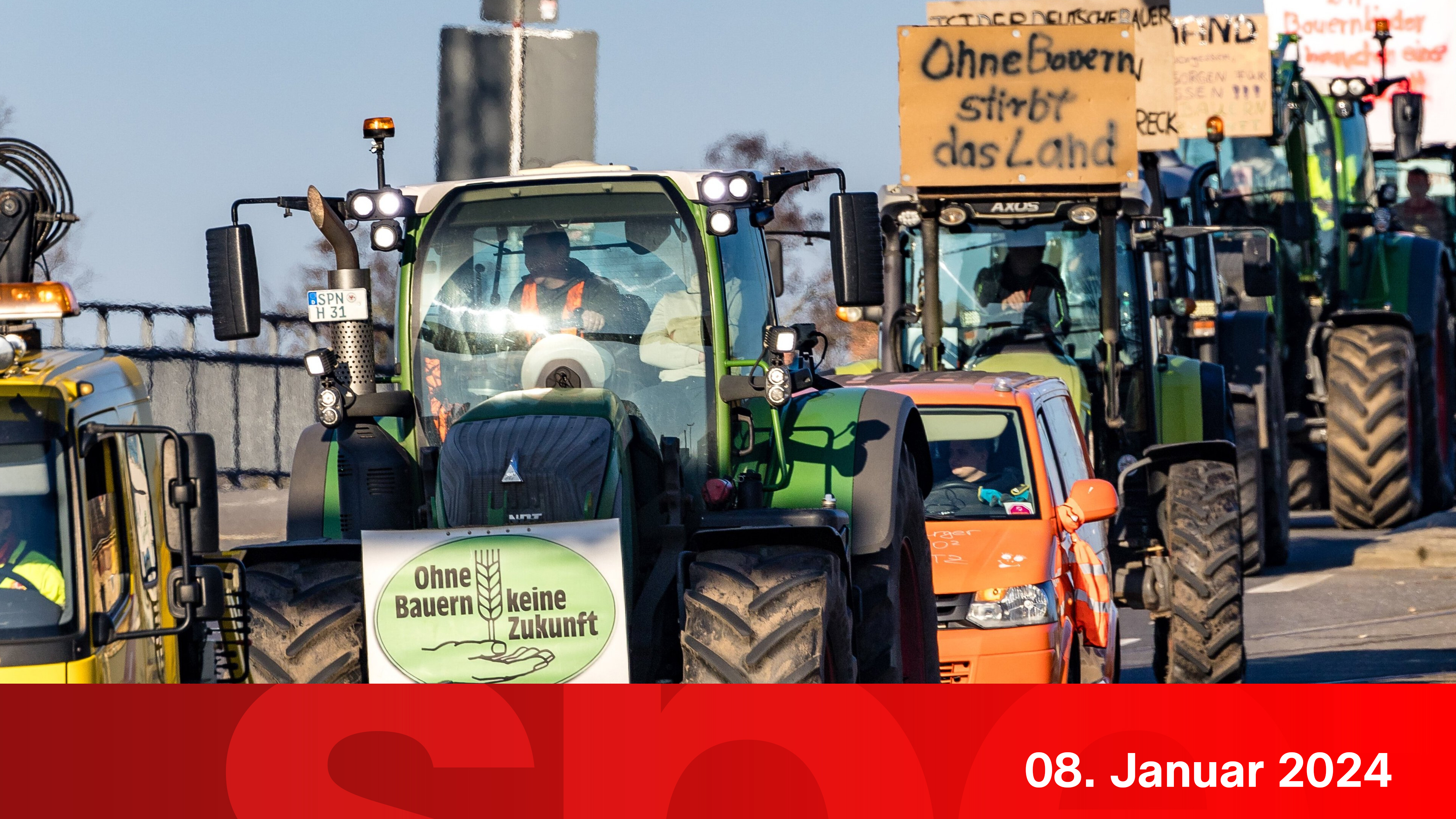 ZDF spezial: Die Wut der Bauern - Start der Protestwoche