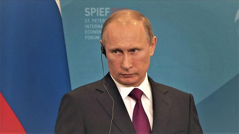 Nahaufnahme Wladimir Putin