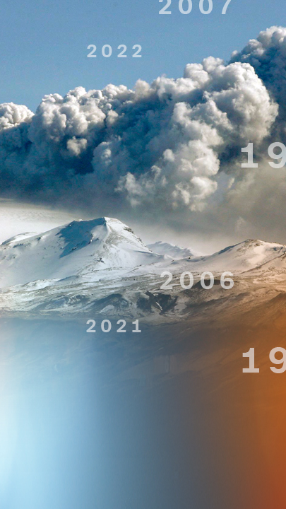 Ausbruch des Vulkans Eyjafjallajoekull auf Island 2010