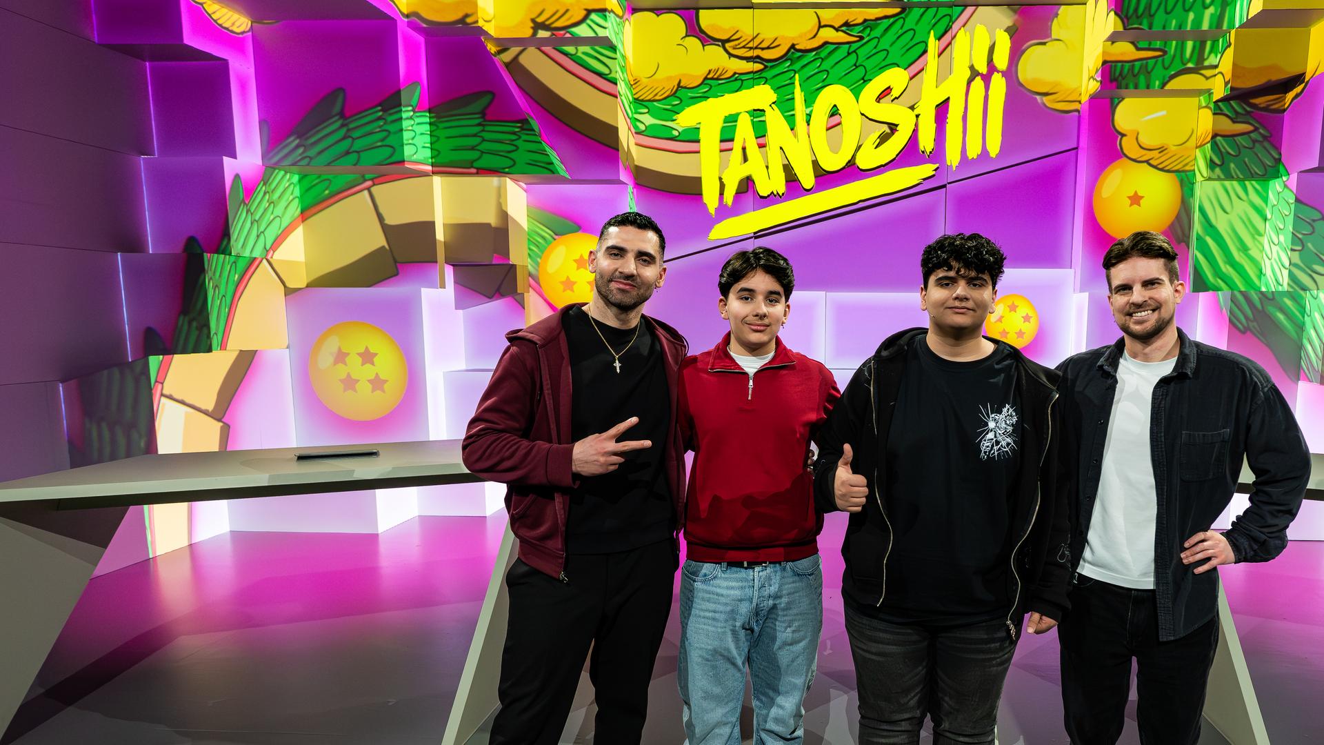 Harut & Ibrahim, Ferus & Hashem im Tanoshii-Studio. 