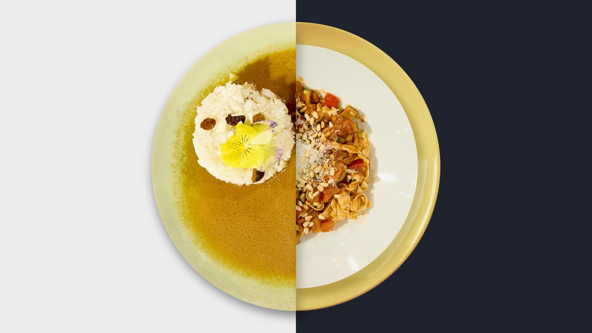 Zitronen-Bratreis vs. Pasta verdure