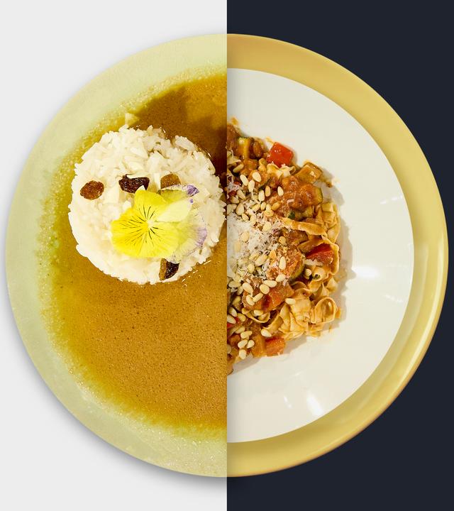 Zitronen-Bratreis vs. Pasta verdure