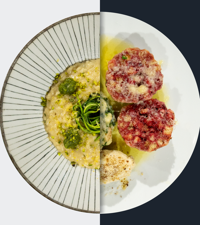 Zitronen-Risotto vs. Südtiroler Knödeltris
