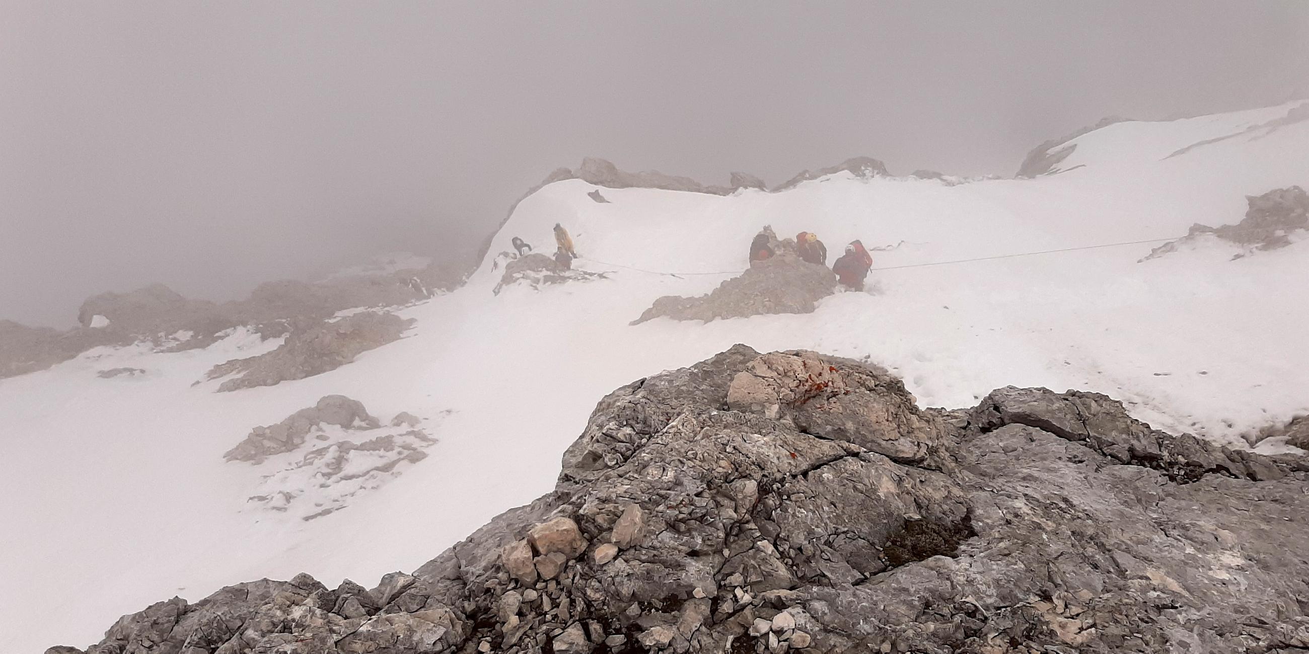 Bergretter der Bergwacht Grainau im Einsat