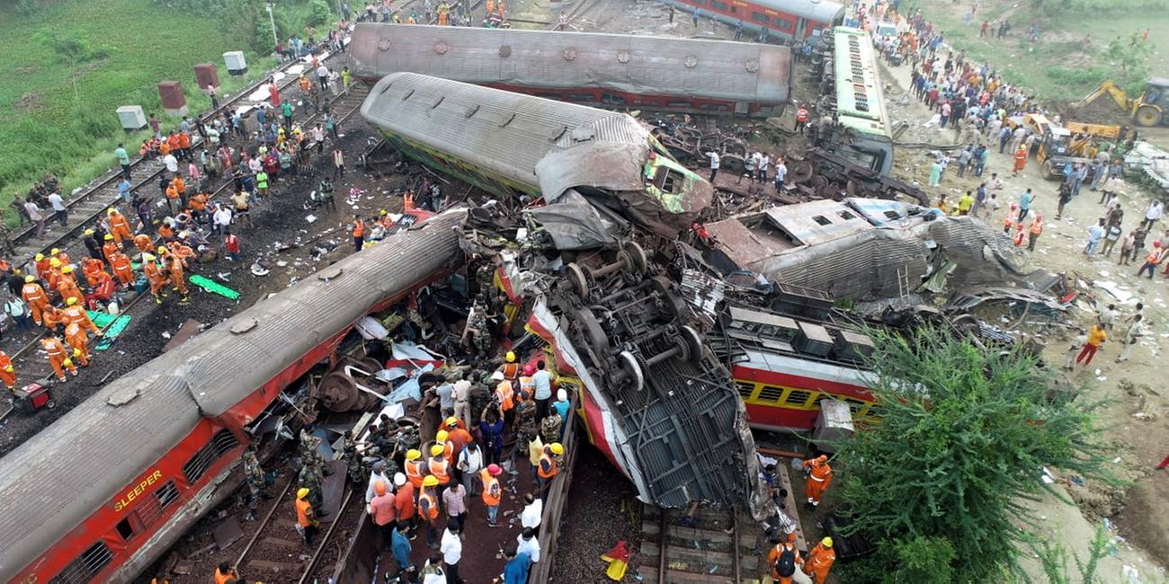 Zugunglück in Balasore, Indien