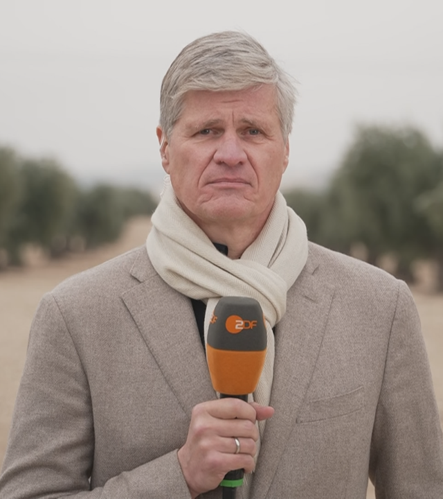 ZDF-Korrespondent Thomas Walde aus Spanien zugeschaltet ins Studio