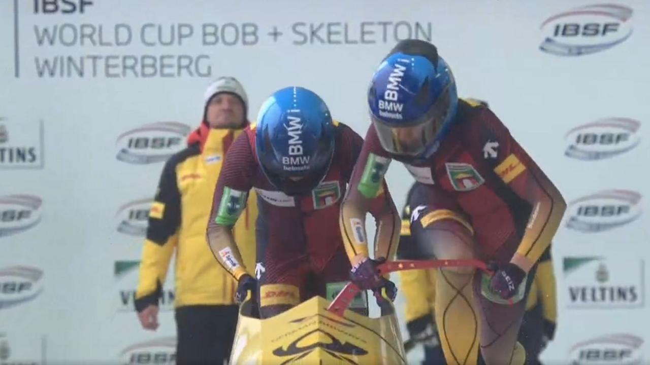 Zweierbob der Frauen in Winterberg mit Laura Nolte.