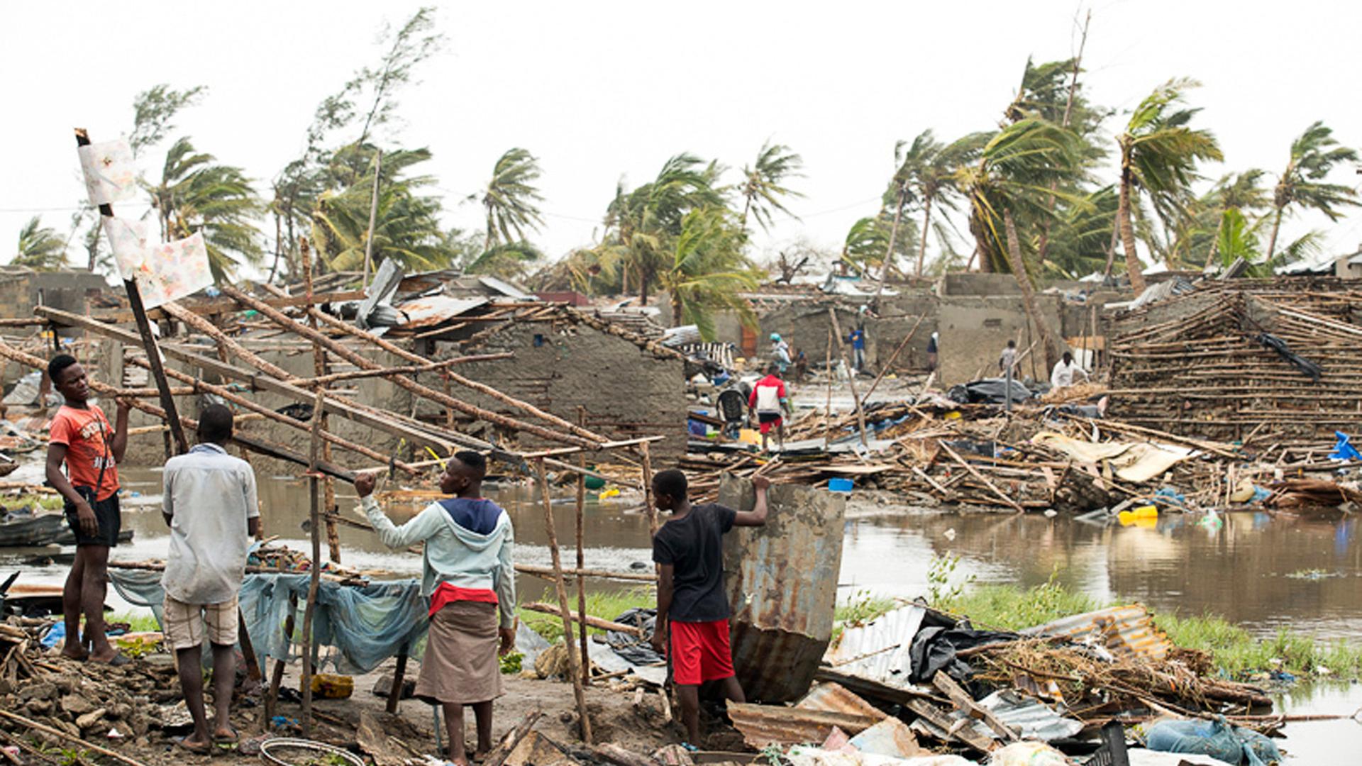 Nach dem Durchzug des Zyklons "Idai" werden in Mosambik mehr als tausend Tote befürchtet. 